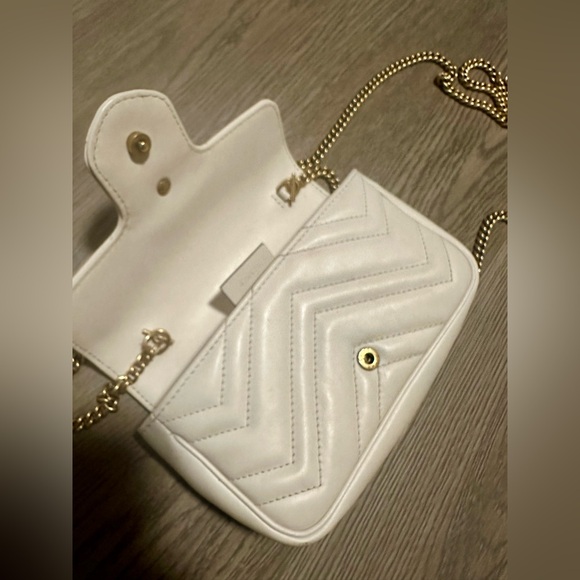 Marmont supermini in cream leather - Picture 13 of 16